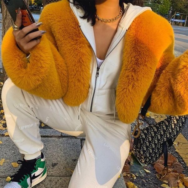 women's fur & faux coat women jackets 2021 winter fashion warm plush jacket short round neck streetwear thickened, Black
women's fur & faux coat women jackets 2021 winter fashion warm plush jacket short round neck streetwear thickened, Black