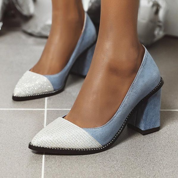 dress shoes classic women heels elegant pumps fashion suede heeled woman office party large size 34- 45 46 47, Black
dress shoes classic women heels elegant pumps fashion suede heeled woman office party large size 34- 45 46 47, Black