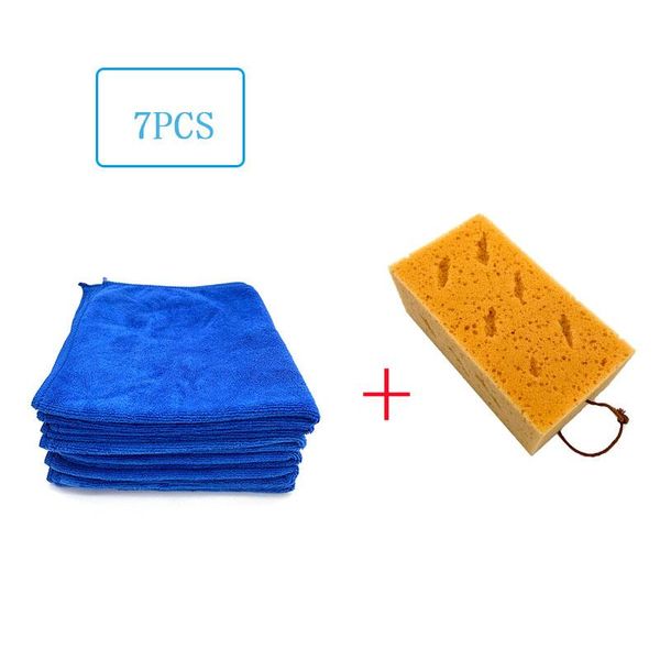 towel 7pcs 400gsm microfiber car wash sponge set absorbent thick vehicle clean cloth quick drying twist foam for auto detailing
towel 7pcs 400gsm microfiber car wash sponge set absorbent thick vehicle clean cloth quick drying twist foam for auto detailing