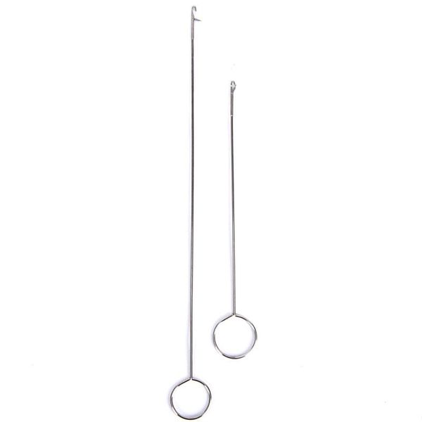 1pc/2pcs stainless steel sewing loop turner hook for turning fabric tubes straps belts strips for handmade diy sewing tools, Black
1pc/2pcs stainless steel sewing loop turner hook for turning fabric tubes straps belts strips for handmade diy sewing tools, Black