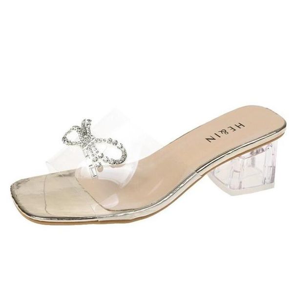 2021 summer new womens slippers platform fish mouth fashion rhinestone bow thick heel large size sandals women's slippers, Black
2021 summer new womens slippers platform fish mouth fashion rhinestone bow thick heel large size sandals women's slippers, Black