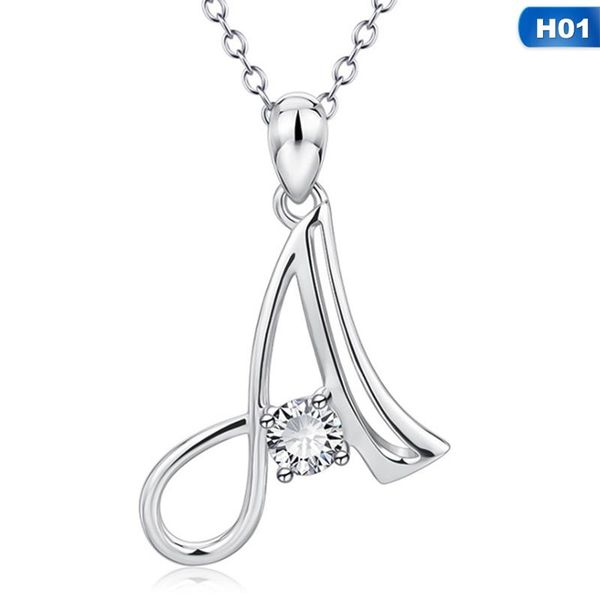 pendant necklaces simple fashion and delicate color 26 english alphabet necklace 2021, Silver
pendant necklaces simple fashion and delicate color 26 english alphabet necklace 2021, Silver