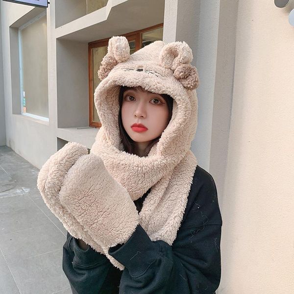 beanie/skull caps 2021 fashion winter women's qi bean cap warm cute tiger ear casual plush hat scarf set pure women hats show, Blue;gray
beanie/skull caps 2021 fashion winter women's qi bean cap warm cute tiger ear casual plush hat scarf set pure women hats show, Blue;gray