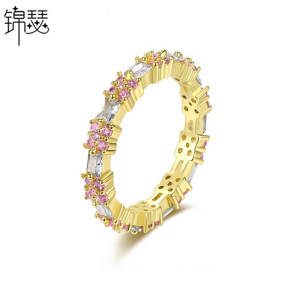 925 sterling silverboutique zirconium diamond ring yunran 2021 women's flower temperament fashion copper zircon hip hop, Golden;silver
925 sterling silverboutique zirconium diamond ring yunran 2021 women's flower temperament fashion copper zircon hip hop, Golden;silver