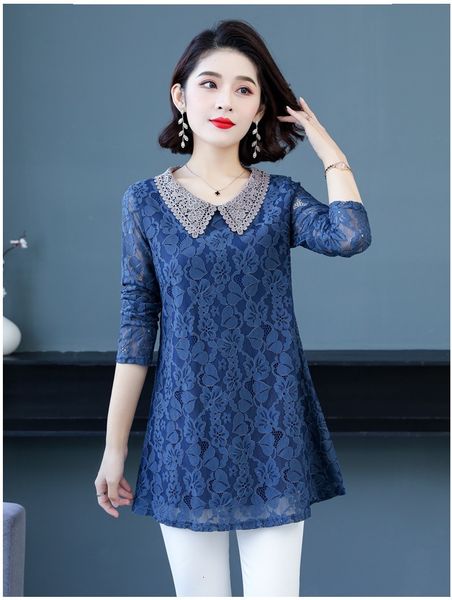 girl's explosive lace spring autumn loose temper and thin blouse big female belly shirt bottom 1i4j, Black
girl's explosive lace spring autumn loose temper and thin blouse big female belly shirt bottom 1i4j, Black