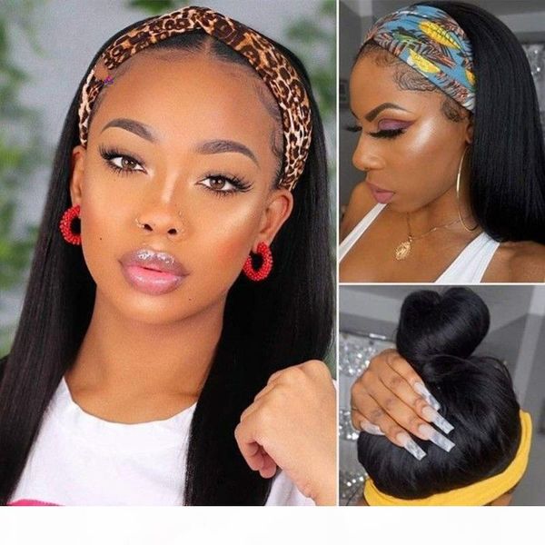 180 density headband wig human hair wigs 30 inch wig glueless brazilian hair wigs human hair wigs for black women, Black;brown
180 density headband wig human hair wigs 30 inch wig glueless brazilian hair wigs human hair wigs for black women, Black;brown