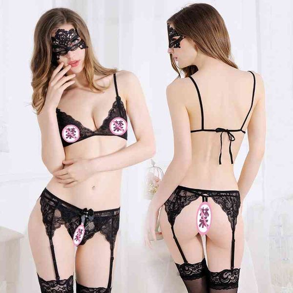 open file three-point passion suit inner dress small chest garter temptation without socks 8005, Black;white
open file three-point passion suit inner dress small chest garter temptation without socks 8005, Black;white