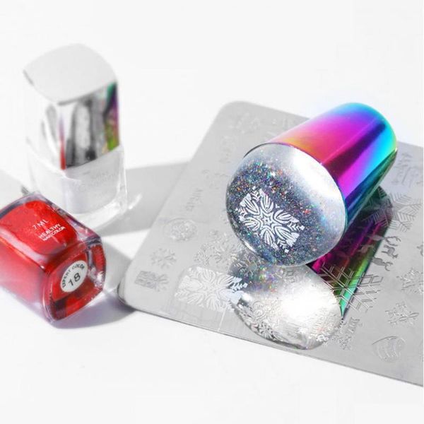 nail art decorations 1pcs colorful decoration seal stamp transparent silicone template with cover diy manicure tools, Silver;gold
nail art decorations 1pcs colorful decoration seal stamp transparent silicone template with cover diy manicure tools, Silver;gold