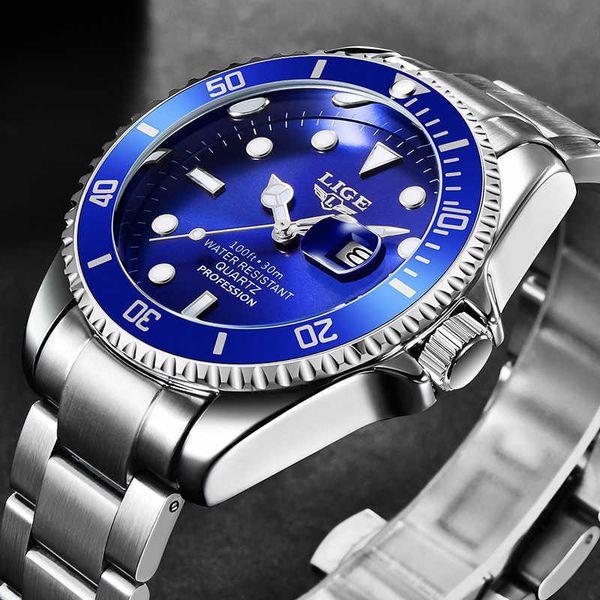 relogio masculino lige brand luxury men sport watches silver waterproof stainless steel wrist watch man clock fashion wristwatch 210527, Slivery;brown
relogio masculino lige brand luxury men sport watches silver waterproof stainless steel wrist watch man clock fashion wristwatch 210527, Slivery;brown