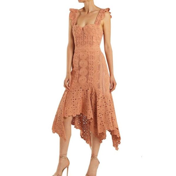 2021 new runway summer women orange irregular lace halter strapless bodycon long hollow out crochet beach dress z7h4, Black;gray
2021 new runway summer women orange irregular lace halter strapless bodycon long hollow out crochet beach dress z7h4, Black;gray
