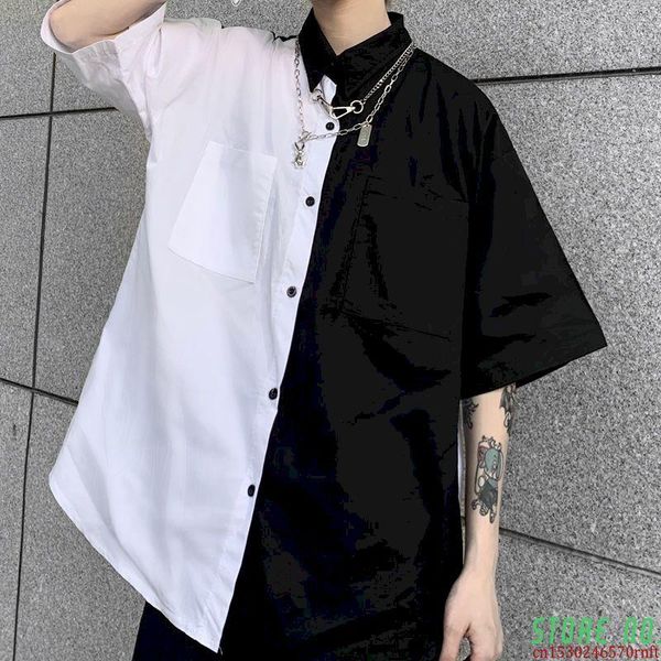 women's blouses & shirts gothic patchwork women black and white bf clothes vintage summer shirt plus size couple blouse
women's blouses & shirts gothic patchwork women black and white bf clothes vintage summer shirt plus size couple blouse