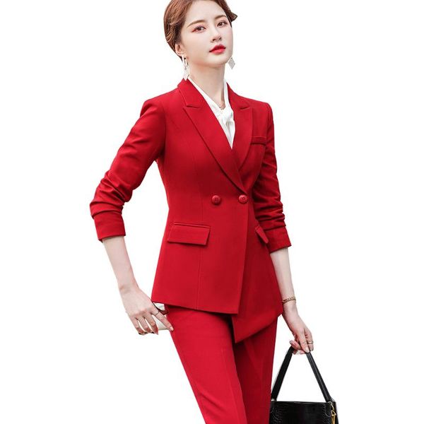 women's two piece pants 2021 spring fall fashion temperament slim pant suit women office ladies business formal work wear blazer and tr, White
women's two piece pants 2021 spring fall fashion temperament slim pant suit women office ladies business formal work wear blazer and tr, White