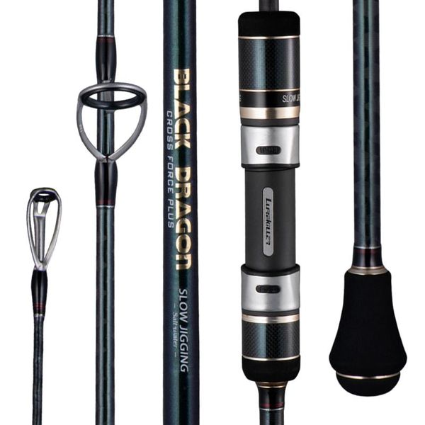 boat fishing rods original lurekiller fuji parts slow jigging rod black dragon 632 spinning/casting solid carbon ocean
boat fishing rods original lurekiller fuji parts slow jigging rod black dragon 632 spinning/casting solid carbon ocean