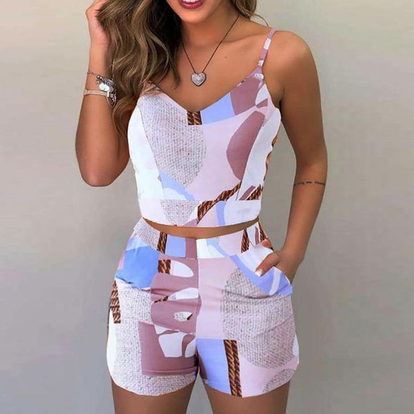 women's tracksuits shorts sets women 2021 fashion graffiti printed sling short two-piece suit and pocket ladies summer pants casual sui, Gray
women's tracksuits shorts sets women 2021 fashion graffiti printed sling short two-piece suit and pocket ladies summer pants casual sui, Gray