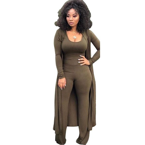 two piece dress casual women three pieces set crop + long coat pants soild color autumn and winter cloth for, White
two piece dress casual women three pieces set crop + long coat pants soild color autumn and winter cloth for, White