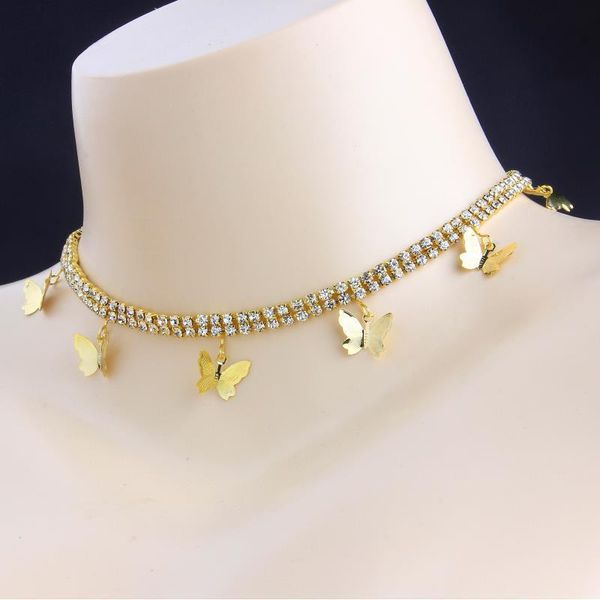 pendant necklaces tennis chain necklace hip hop jewelry cool clavicle fashion trend with butterfly gold men and women sexy, Silver
pendant necklaces tennis chain necklace hip hop jewelry cool clavicle fashion trend with butterfly gold men and women sexy, Silver