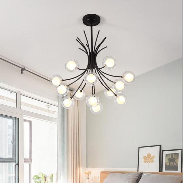creative ball glass bubble ball chandelier minimalist creative magic bean pendant lamp retro iron chandelier lights ac110-240v
creative ball glass bubble ball chandelier minimalist creative magic bean pendant lamp retro iron chandelier lights ac110-240v