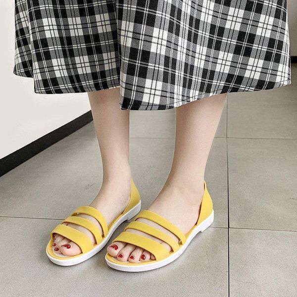 sandals women summer flat 2021 open-toed slides slippers candy color casual beach outdoot female ladies jelly shoes, Black
sandals women summer flat 2021 open-toed slides slippers candy color casual beach outdoot female ladies jelly shoes, Black