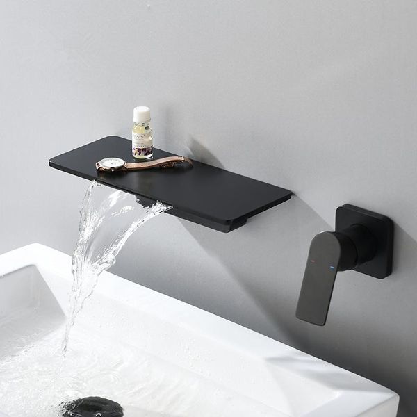 bathroom sink faucets chrome/matte black waterfall faucet wall mounted bathtub large shelf platform basin water mixer quality tap
bathroom sink faucets chrome/matte black waterfall faucet wall mounted bathtub large shelf platform basin water mixer quality tap