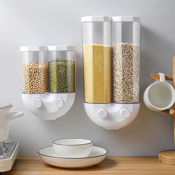 storage bottles & jars sealed food kitchen punch-wall-mounted push-type grain tank large-capacity box compartment containers
storage bottles & jars sealed food kitchen punch-wall-mounted push-type grain tank large-capacity box compartment containers