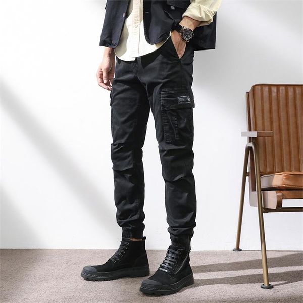 men's pants male autumn spring men cotton solid color loose casual mens fashion trousers slim plus size pant, Black
men's pants male autumn spring men cotton solid color loose casual mens fashion trousers slim plus size pant, Black