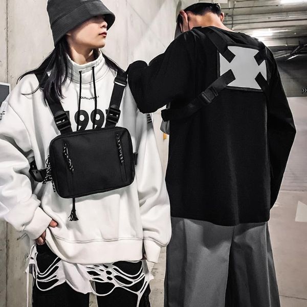 fashion hip hop style crossbody shoulder chest bag for men women multi-function chic oxford streetwear vest waist packs
fashion hip hop style crossbody shoulder chest bag for men women multi-function chic oxford streetwear vest waist packs
