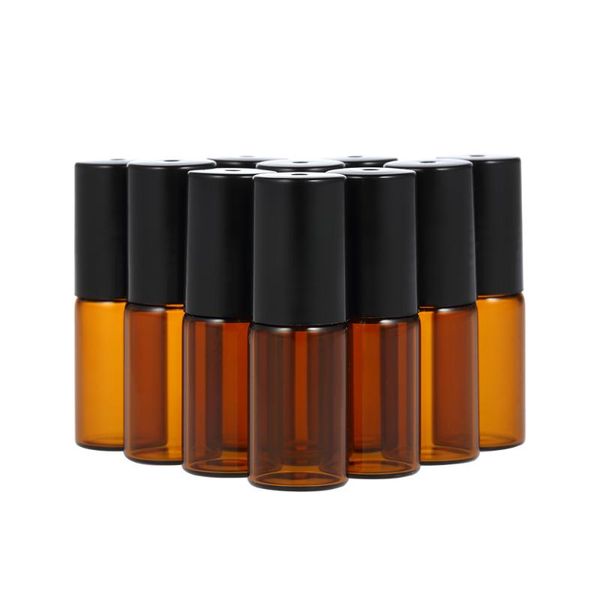 10pcs 5ml essential oil jar roller bottle amber glass roll-on bottles containers stainless steel roller ball with bottle opener
10pcs 5ml essential oil jar roller bottle amber glass roll-on bottles containers stainless steel roller ball with bottle opener