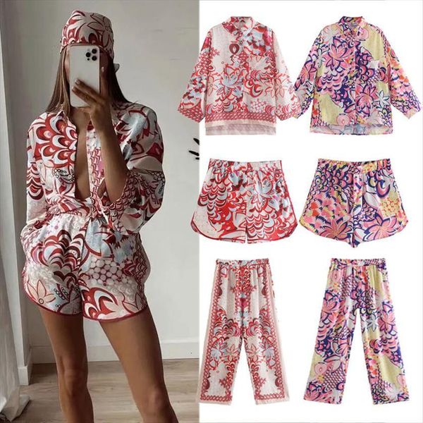 summer fashion blouse retro printed womens pants set 4 pieces loose blouses long sleeve female shirts shorts vintage streetwear, White
summer fashion blouse retro printed womens pants set 4 pieces loose blouses long sleeve female shirts shorts vintage streetwear, White