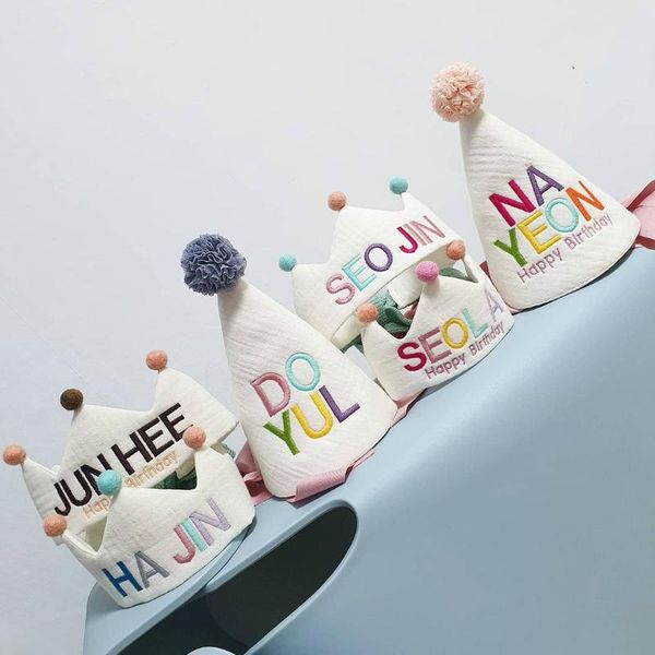 caps & hats korean style baby birthday hat boys girls prince princess custom name crown party pography props, Yellow
caps & hats korean style baby birthday hat boys girls prince princess custom name crown party pography props, Yellow