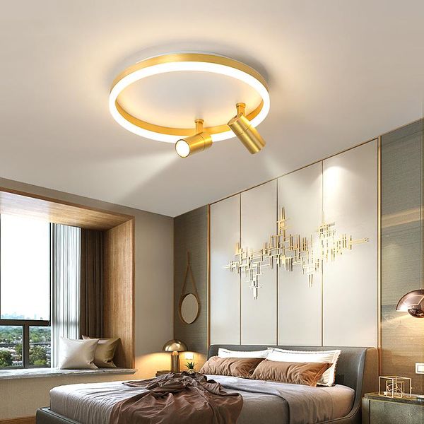 ceiling lights nordic golden led spotlight bedroom lamp round chandelier lighting for living room study foyer corridor aisle
ceiling lights nordic golden led spotlight bedroom lamp round chandelier lighting for living room study foyer corridor aisle