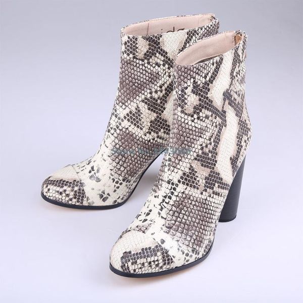 boots round toe faux snakeskin ankle inside short plush warm women shoes white gray zipper chunky high heel sexy, Black
boots round toe faux snakeskin ankle inside short plush warm women shoes white gray zipper chunky high heel sexy, Black