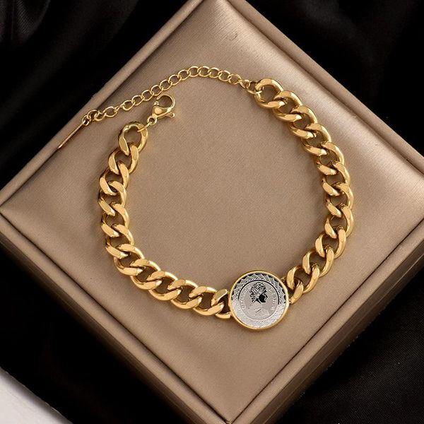 timeonly street style coin portrait choker necklaces chunky cuban hollow chain neckalce for women ladies jewelley party gifts, Golden;silver
timeonly street style coin portrait choker necklaces chunky cuban hollow chain neckalce for women ladies jewelley party gifts, Golden;silver