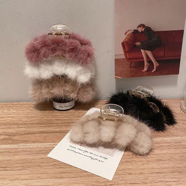 hair accessories retro temperament mink claw clips for women hairpin ponytail clip 2021 fashion plush large korea
hair accessories retro temperament mink claw clips for women hairpin ponytail clip 2021 fashion plush large korea