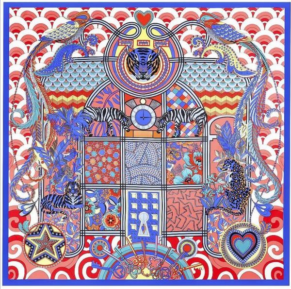 scarves 130cm beasts printed ladies decoration big square scarf twill silk women kerchief for fashion shawl echarpe, Blue;gray
scarves 130cm beasts printed ladies decoration big square scarf twill silk women kerchief for fashion shawl echarpe, Blue;gray