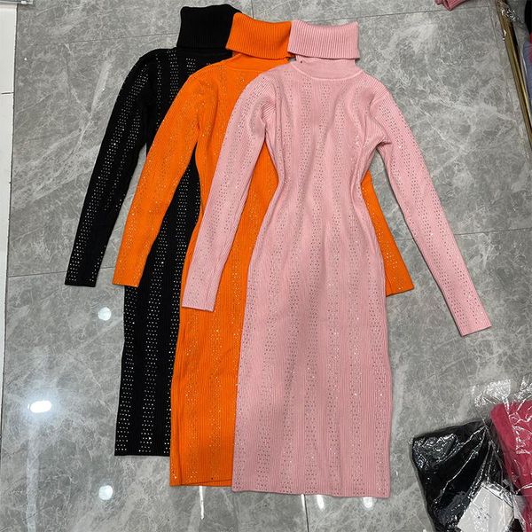 casual dresses deat 2021 winter women arrival vintage style high collar long sleeve waist closing diamond slim knitted dress rd789, Black;gray
casual dresses deat 2021 winter women arrival vintage style high collar long sleeve waist closing diamond slim knitted dress rd789, Black;gray