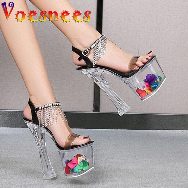 sandals women model heel shoes platform ladies high transparent crystal wedding sparkling tassel drill nightclub party sandal, Black
sandals women model heel shoes platform ladies high transparent crystal wedding sparkling tassel drill nightclub party sandal, Black
