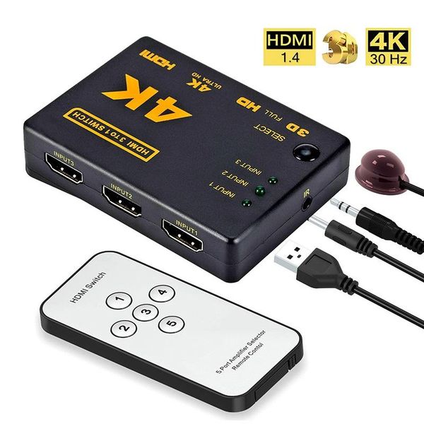 audio cables & connectors 4k hd1080p switcher 3 port hub switch selector splitter for hdtv dvd tv box z2 xbox ps3 ps4
audio cables & connectors 4k hd1080p switcher 3 port hub switch selector splitter for hdtv dvd tv box z2 xbox ps3 ps4