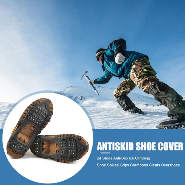 cords, slings and webbing 24 studs anti-slip snow ice climbing shoe spikes grips boot traction cleats crampons overshoes
cords, slings and webbing 24 studs anti-slip snow ice climbing shoe spikes grips boot traction cleats crampons overshoes