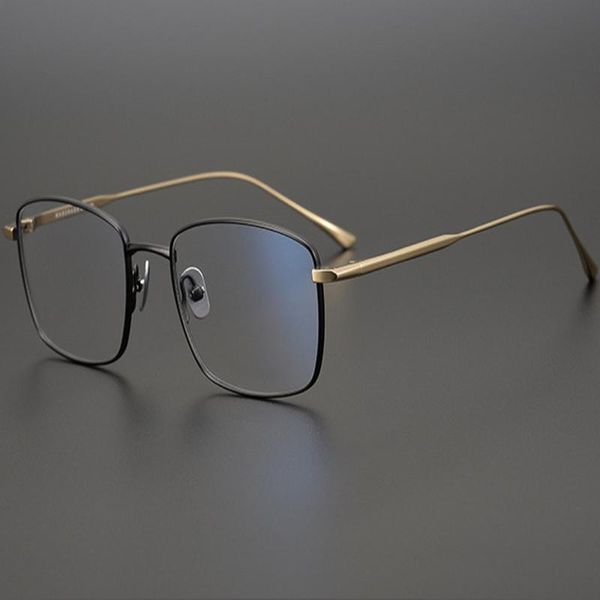 fashion sunglasses frames pure titanium small square myopia eyewear retro men japanese handmade eyeglasses prescription optical computer gla, Black
fashion sunglasses frames pure titanium small square myopia eyewear retro men japanese handmade eyeglasses prescription optical computer gla, Black
