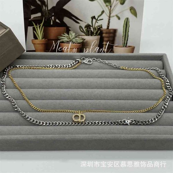 special offer 2021 luxury designer jewelry necklace classic double-layer and silver double color letter diamond silver star 2021ins
special offer 2021 luxury designer jewelry necklace classic double-layer and silver double color letter diamond silver star 2021ins