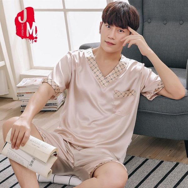 satin men pyjama set summer silk men pajama suit short sleeve solid pajama male sleepwear spring pijama man nightgown xxxl sleep, Black;brown
satin men pyjama set summer silk men pajama suit short sleeve solid pajama male sleepwear spring pijama man nightgown xxxl sleep, Black;brown