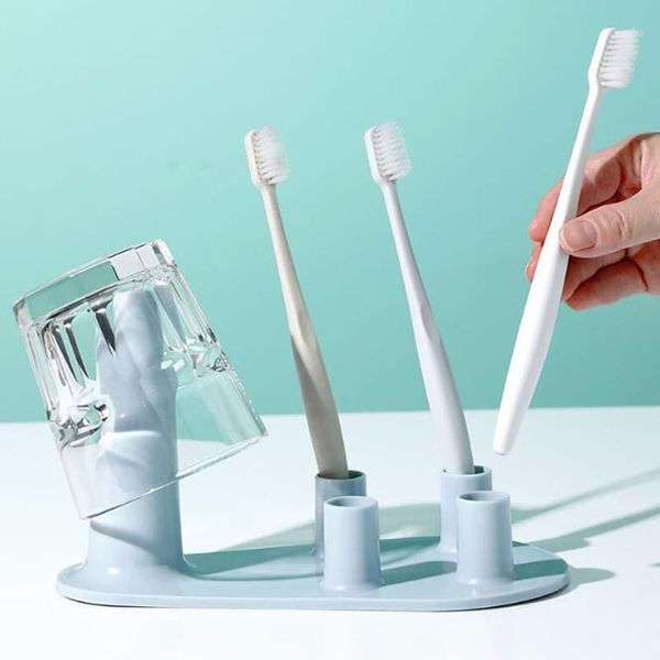 bathroom storage & organization creative washstand toothbrush rack mouthwash cup household plastic holders for tool1
bathroom storage & organization creative washstand toothbrush rack mouthwash cup household plastic holders for tool1