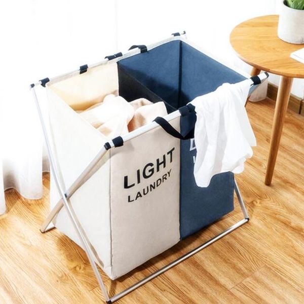 x-shape foldable dirty laundry basket organizer two grid home hamper sorter waterproof laundry hamper washing storage 2
x-shape foldable dirty laundry basket organizer two grid home hamper sorter waterproof laundry hamper washing storage 2