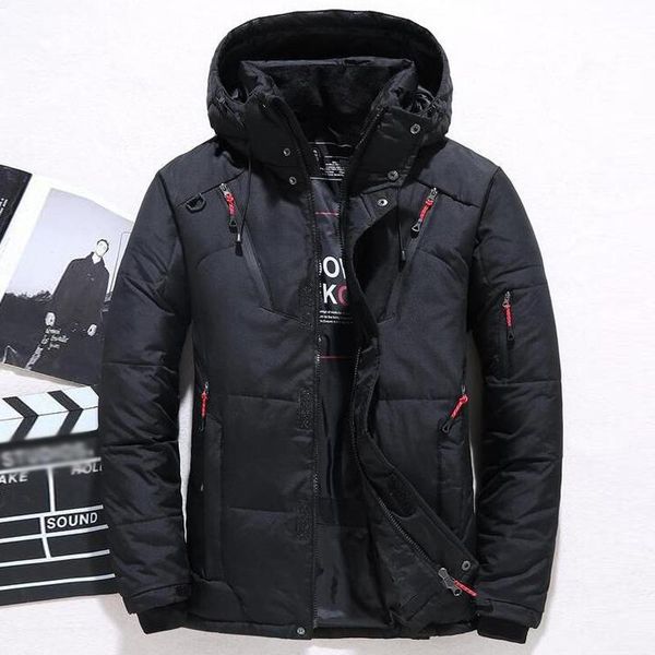 winter jacket men casual white duck down warm hooded coats mens outwear windbreaker thicken parkas 4xl abrigo hombre casaco, Black
winter jacket men casual white duck down warm hooded coats mens outwear windbreaker thicken parkas 4xl abrigo hombre casaco, Black