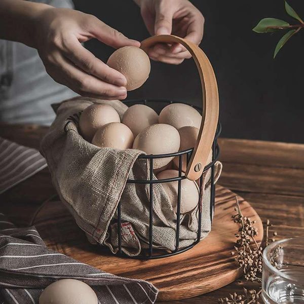 storage baskets iron basket with solid wood handle simple durable fruit vegetable drain multi-function sundries
storage baskets iron basket with solid wood handle simple durable fruit vegetable drain multi-function sundries