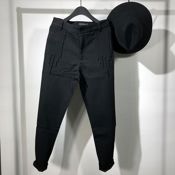 men's jeans owen seak men casual pencil pants high street wear length clothing sweatpants spring harem 9ide, Blue
men's jeans owen seak men casual pencil pants high street wear length clothing sweatpants spring harem 9ide, Blue