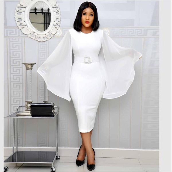 casual dresses flare sleeve femme robe african for women solid bodycon office lady party dress vestidos high quality, Black;gray
casual dresses flare sleeve femme robe african for women solid bodycon office lady party dress vestidos high quality, Black;gray