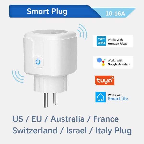 smart power plugs wireless wifi socket alexa google home timer outlet voice remote control plug for us eu australia france swit israel italy
smart power plugs wireless wifi socket alexa google home timer outlet voice remote control plug for us eu australia france swit israel italy