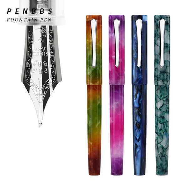 penbbs 487 fountain pen resin new colorful magnetic ink piston art calligraphy practice celluloid lucency demonstration gift box
penbbs 487 fountain pen resin new colorful magnetic ink piston art calligraphy practice celluloid lucency demonstration gift box