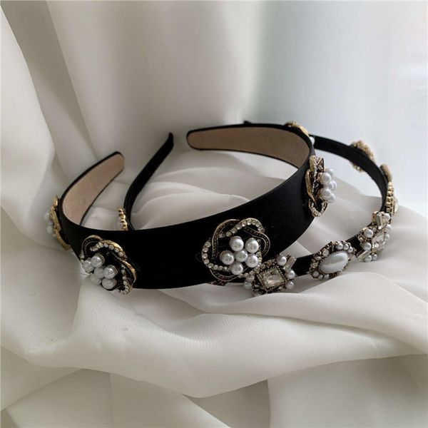 hbp fashion french court style hair hoop wide edge, go out cloth art, pearl inlaid with diamond, flower headband hairpin, Silver
hbp fashion french court style hair hoop wide edge, go out cloth art, pearl inlaid with diamond, flower headband hairpin, Silver